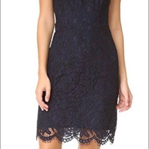 backless lace high neck dress
